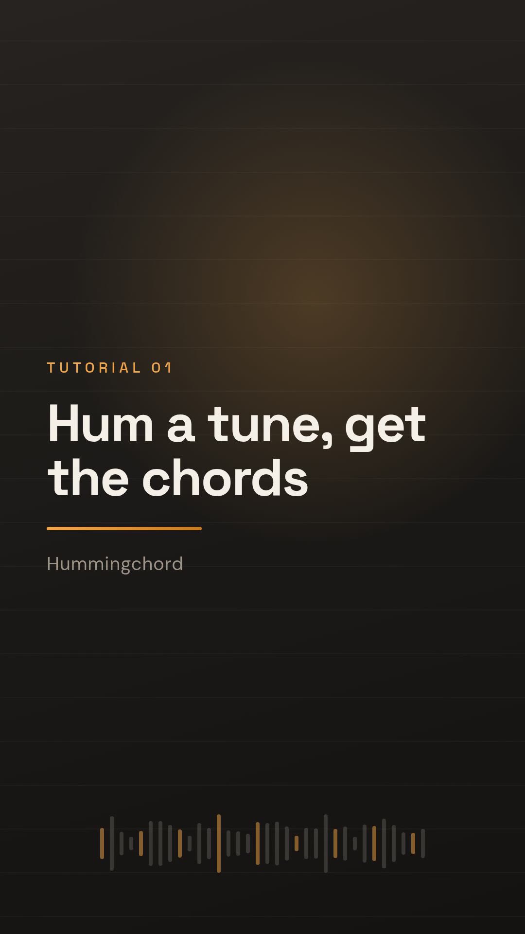 Hum a melody, get the chords — Hummingchord Short thumbnail